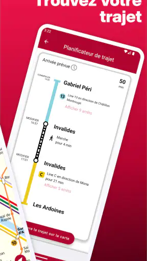Métro de Paris et Itinéraires screenshot