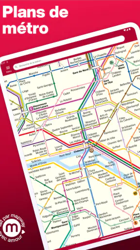 Métro de Paris et Itinéraires screenshot