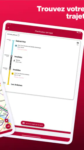 Métro de Paris et Itinéraires screenshot