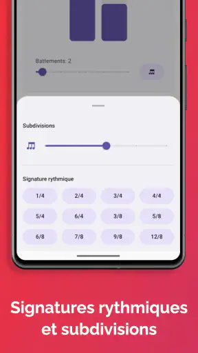 Métronome Facile screenshot