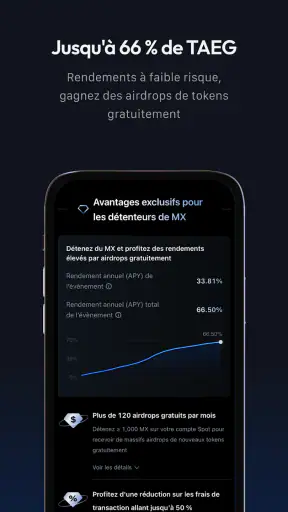 MEXC : Achat de BTC et crypto screenshot