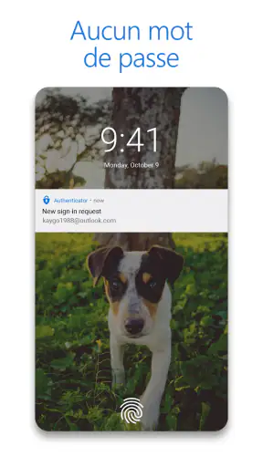Microsoft Authenticator screenshot
