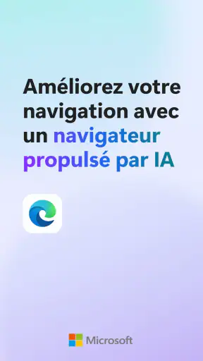 Microsoft Edge: navigateur IA screenshot