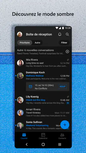 Microsoft Outlook Lite: Email screenshot