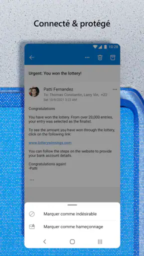 Microsoft Outlook Lite: Email screenshot