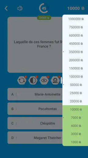 Millions Quiz - Français screenshot