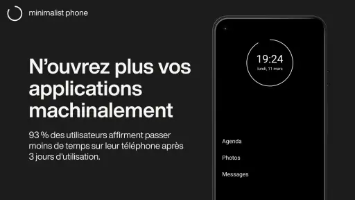 minimalist phone: Productivité screenshot