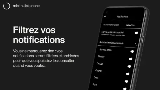 minimalist phone: Productivité screenshot