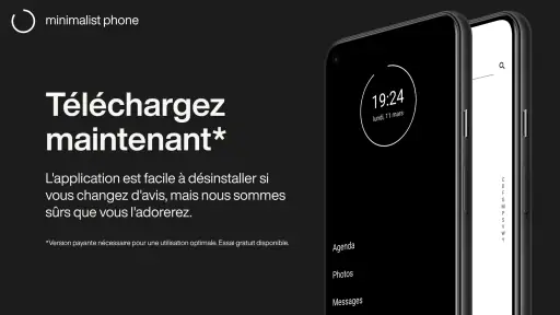minimalist phone: Productivité screenshot