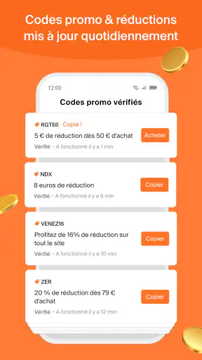 Mino: Codes promo automatiques screenshot