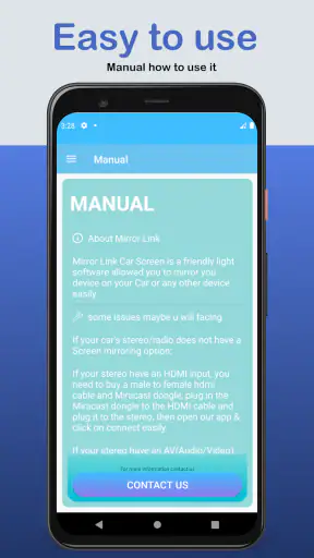 Mirror Link Phone Car Screen screenshot