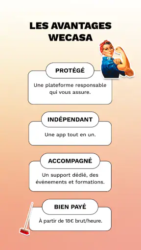 Mission à domicile Wecasa Pro screenshot