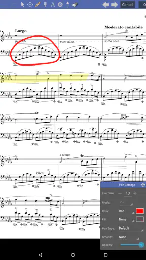 MobileSheets screenshot