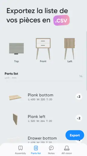Moblo - Dessin de meuble en 3D screenshot