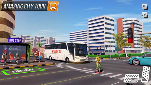 Modern Bus: Jeu De Parking screenshot