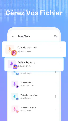 Modificateur de Voix screenshot