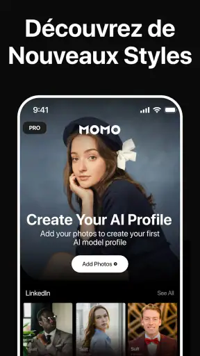 Momo - Générateur de photos IA screenshot