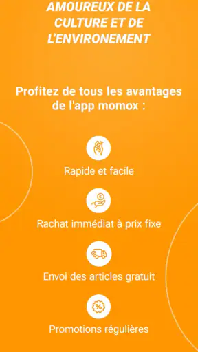 momox, vente de seconde main screenshot
