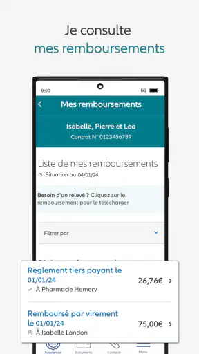 Mon Allianz mobile screenshot