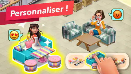 Mon café — jeu de restaurant screenshot