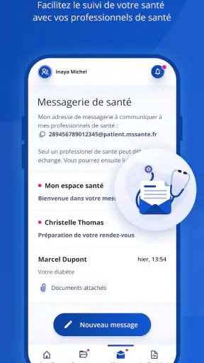 Mon espace santé screenshot