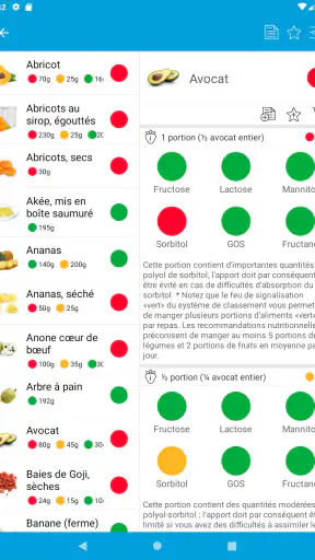 Monash University FODMAP diet screenshot