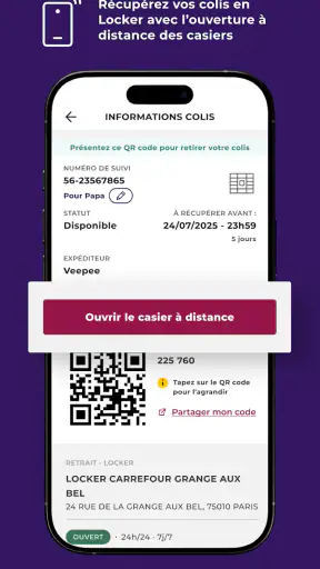 Mondial Relay, suivi de colis screenshot