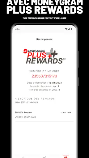 MoneyGram® Transferts d'argent screenshot