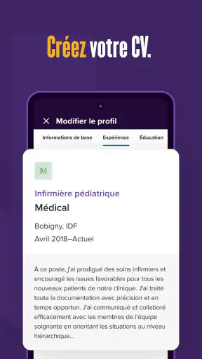 Monster - Offres d'emploi screenshot