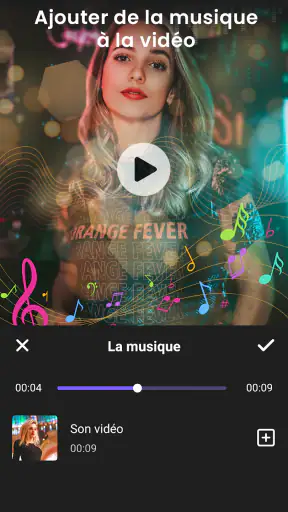 Montage video avec musique screenshot