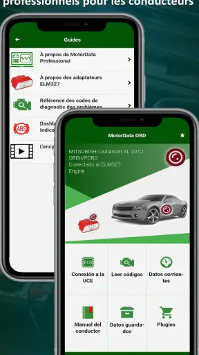 MotorData OBD ELM car scanner screenshot