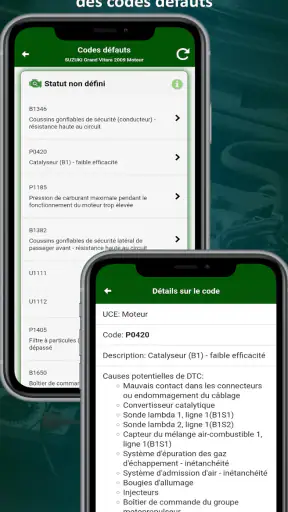 MotorData OBD ELM car scanner screenshot