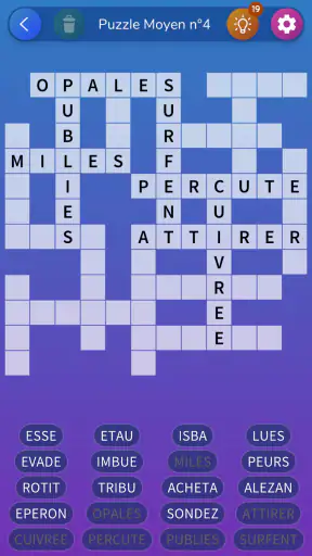 Mots Casés: Grilles illimitées screenshot