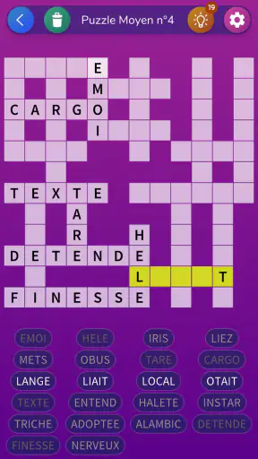 Mots Casés: Grilles illimitées screenshot