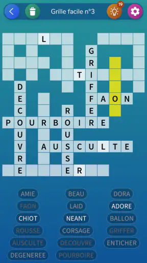 Mots Casés: Grilles illimitées screenshot