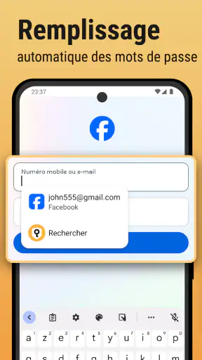 Mots de passe et clés－Safe screenshot