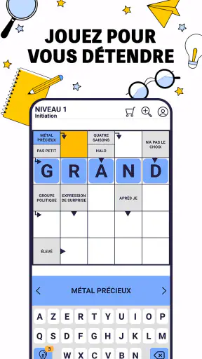 Mots Fléchés Pro: Mots Croisés screenshot
