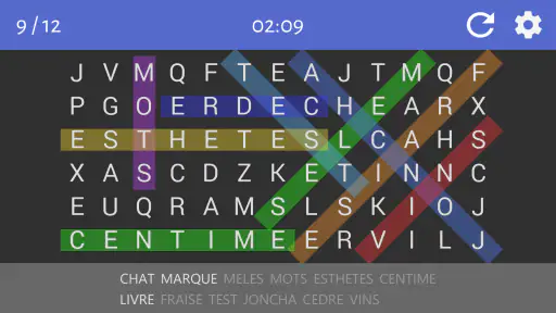 Mots Mêlés Français screenshot