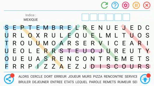 Mots Mêlés Français screenshot