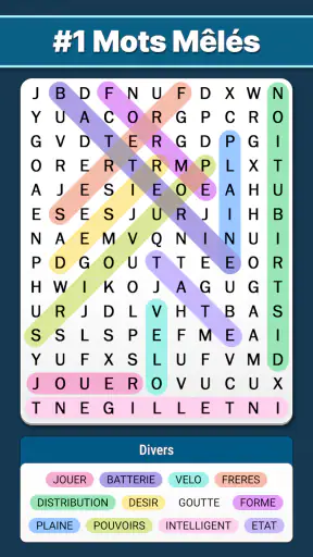 Mots Mêlés: Jeu Relaxant screenshot