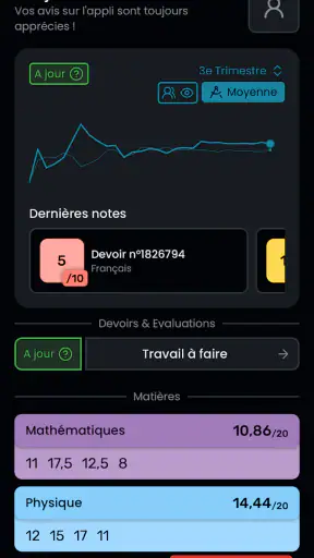 MoyennesED screenshot