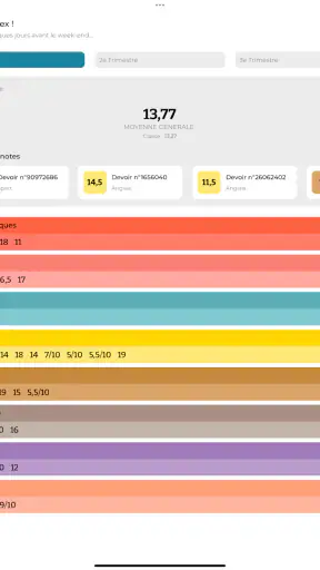 MoyennesED screenshot