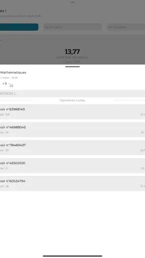 MoyennesED screenshot