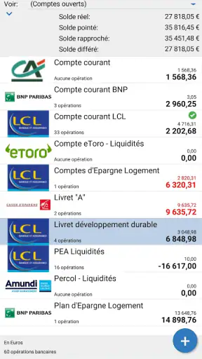 MS Comptes Bancaires Mobile 11 screenshot
