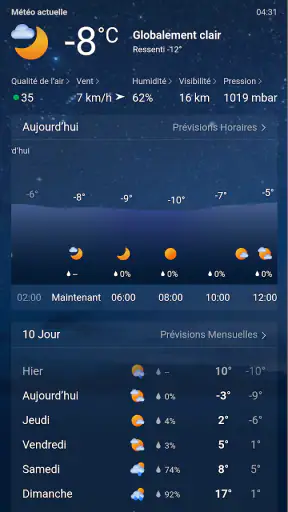 MSN Météo- Prévisions et screenshot