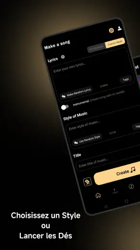 Music AI - Créer une chanson screenshot