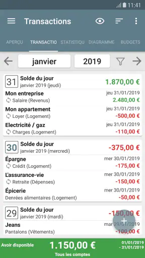 My Budget Book (français) screenshot