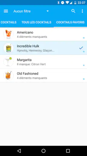 My Cocktail Bar screenshot