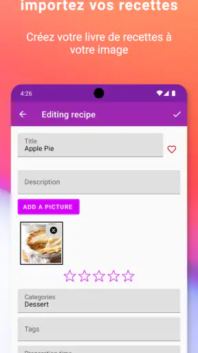 My Recipe Box: Mes recettes screenshot