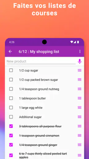 My Recipe Box: Mes recettes screenshot